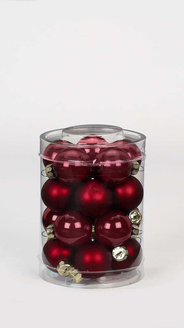 Weihnachtskugel-Set, 20-tlg, Smooth Port