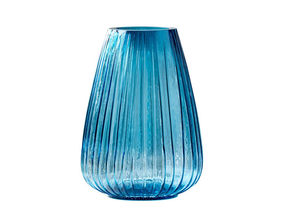 Vase Kusintha 22 cm, Dunkelblau