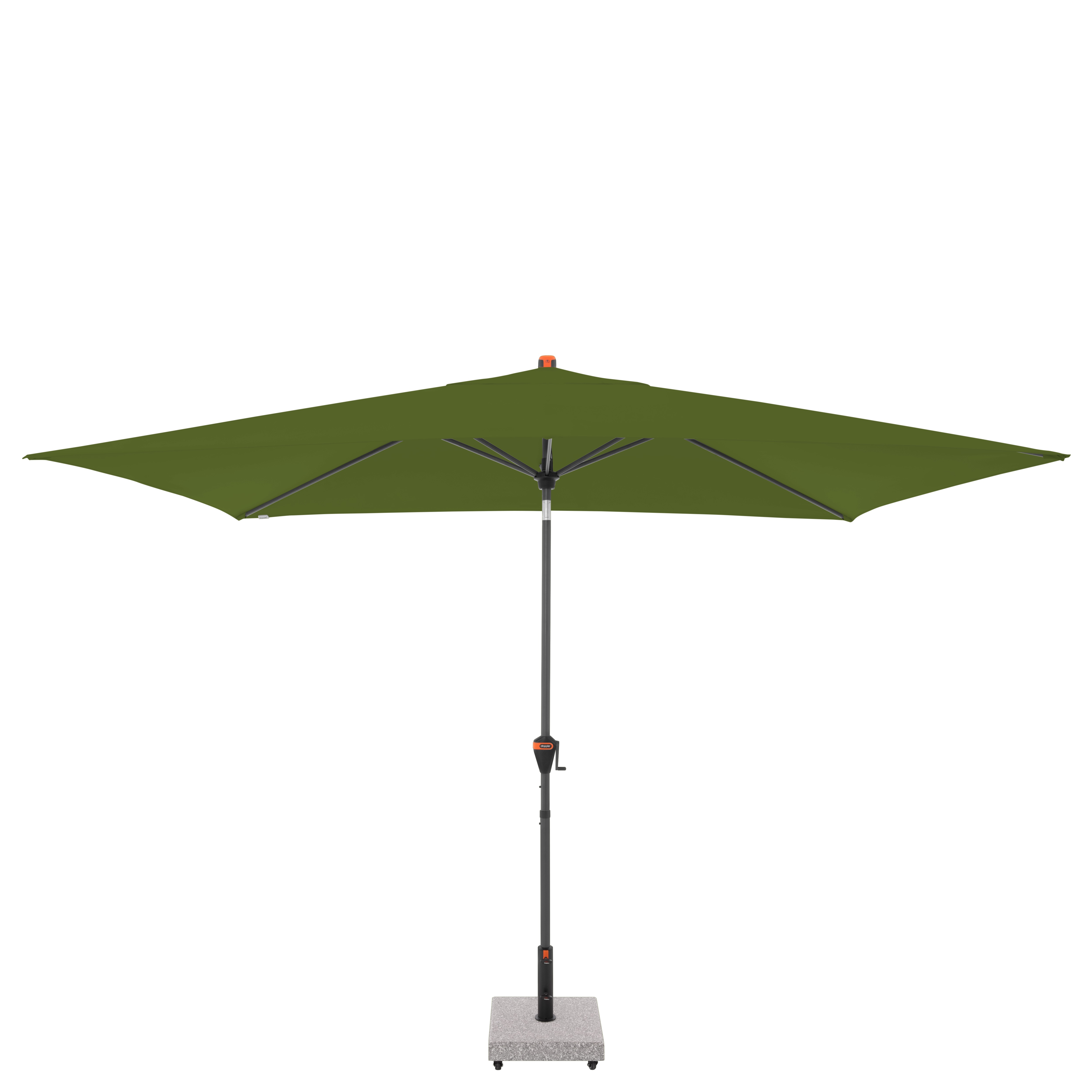 Doppler Mittelmastschirm myZone Auto Tilt ca. 300 cm x 200 cm Kiwi Doppler Mittelmastschirm myZone Auto Tilt ca. 300 cm x 200 cm Kiwi